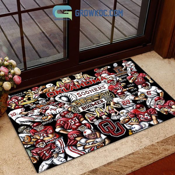 Oklahoma Sooners Football History Legend Doormat