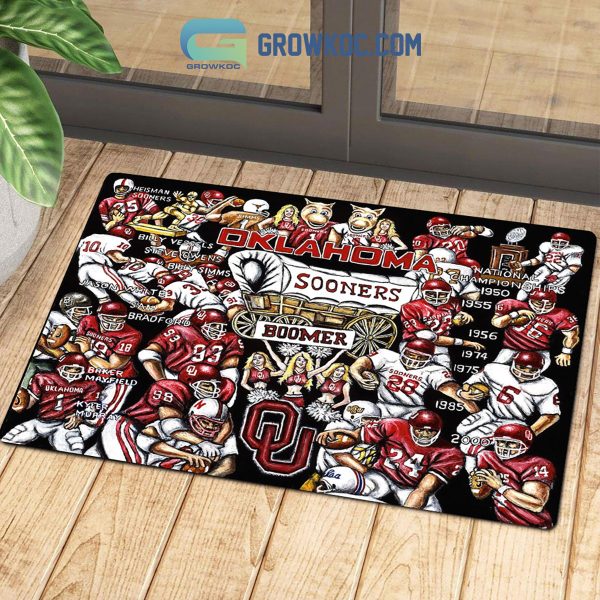 Oklahoma Sooners Football History Legend Doormat