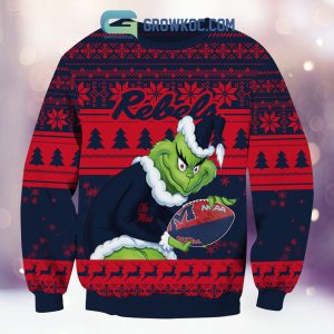 Ole Miss Rebels Grinch NCAA Christmas Ugly Sweater