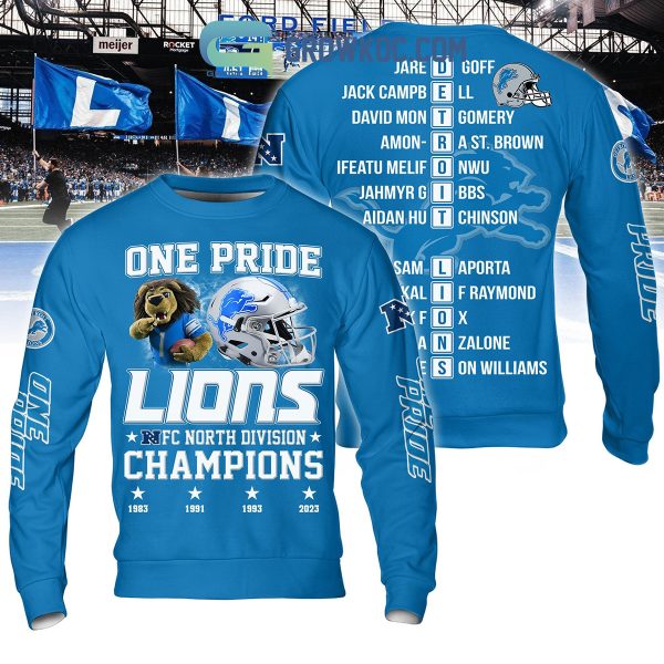 One Pride Lions NFC Champions 2023 Hoodie T Shirt