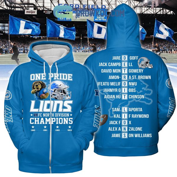 One Pride Lions NFC Champions 2023 Hoodie T Shirt