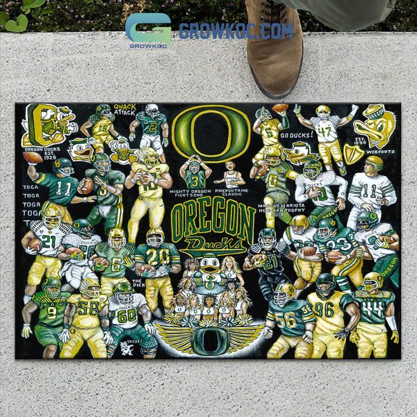 Oregon Ducks Football History Legend Doormat