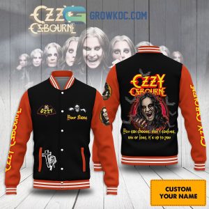 Ozzy Osbourne Win Or Lose Personalized Baseball Jacket