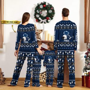 Penn State Nittany Lions NCAA Team Christmas Personalized Long Sleeve Pajamas Set