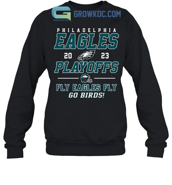 Philadelphia Eagles 2023 Playoffs Game Go Birds T-Shirt