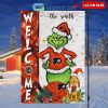 Pittsburgh Penguins Grinch Christmas Personalized House Garden Flag Canvas