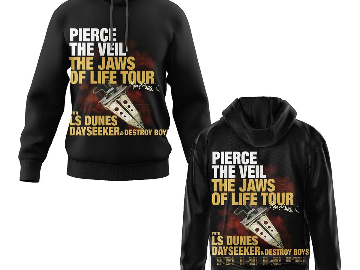 Pierce The Veil Rock Band 2024 Tour Hoodie Shirts Growkoc