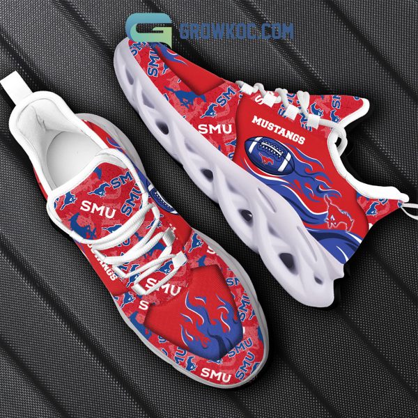 SMU Mustangs Fan Personalized Max Soul Sneaker