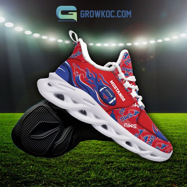 SMU Mustangs Fan Personalized Max Soul Sneaker