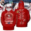San Francisco 49ers 2023 Player Name NFC West Divison Champions Hoodie Shirts