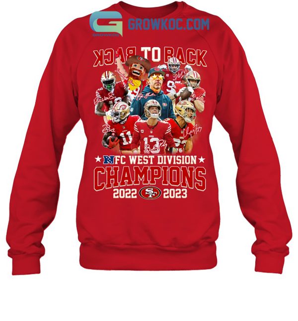 San Francisco 49ers NFC West Division Champions 2022-2023 T-Shirt