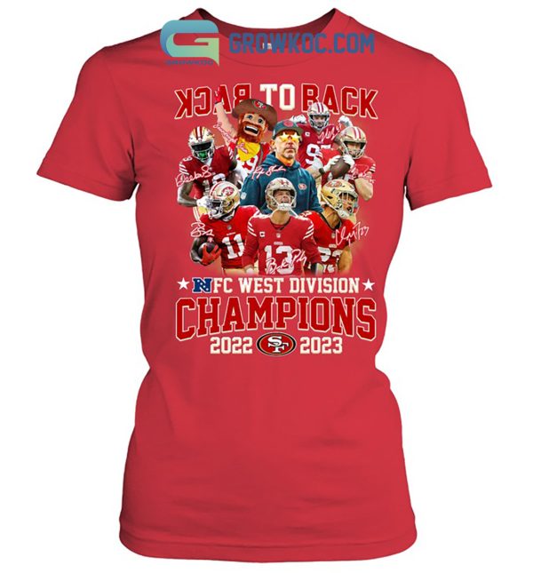 San Francisco 49ers NFC West Division Champions 2022-2023 T-Shirt