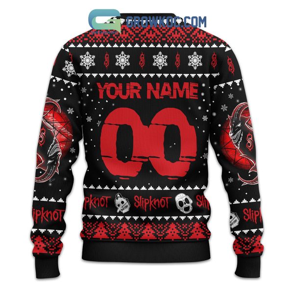 Slipknot Rock Band Evil Mask Personalized Christmas Ugly Sweater