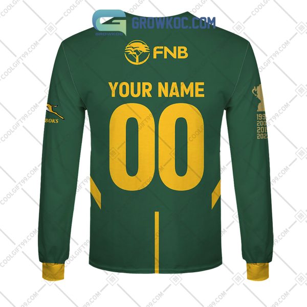 South Africa Rugby World Cup France 2023 Personalized Hoodie Shirts