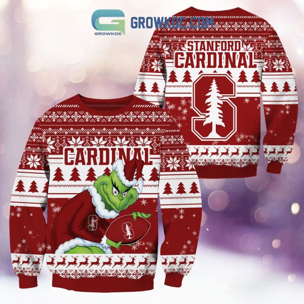 Stanford Cardinal Grinch NCAA Christmas Ugly Sweater