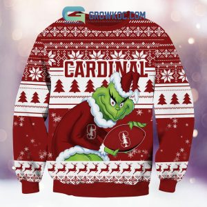 Stanford Cardinal Grinch NCAA Christmas Ugly Sweater