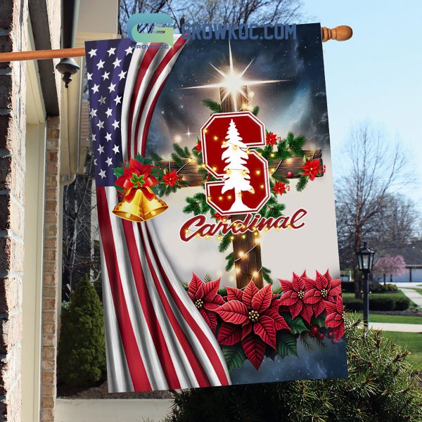 Stanford Cardinal NCAA Jesus Christmas House Garden Flags