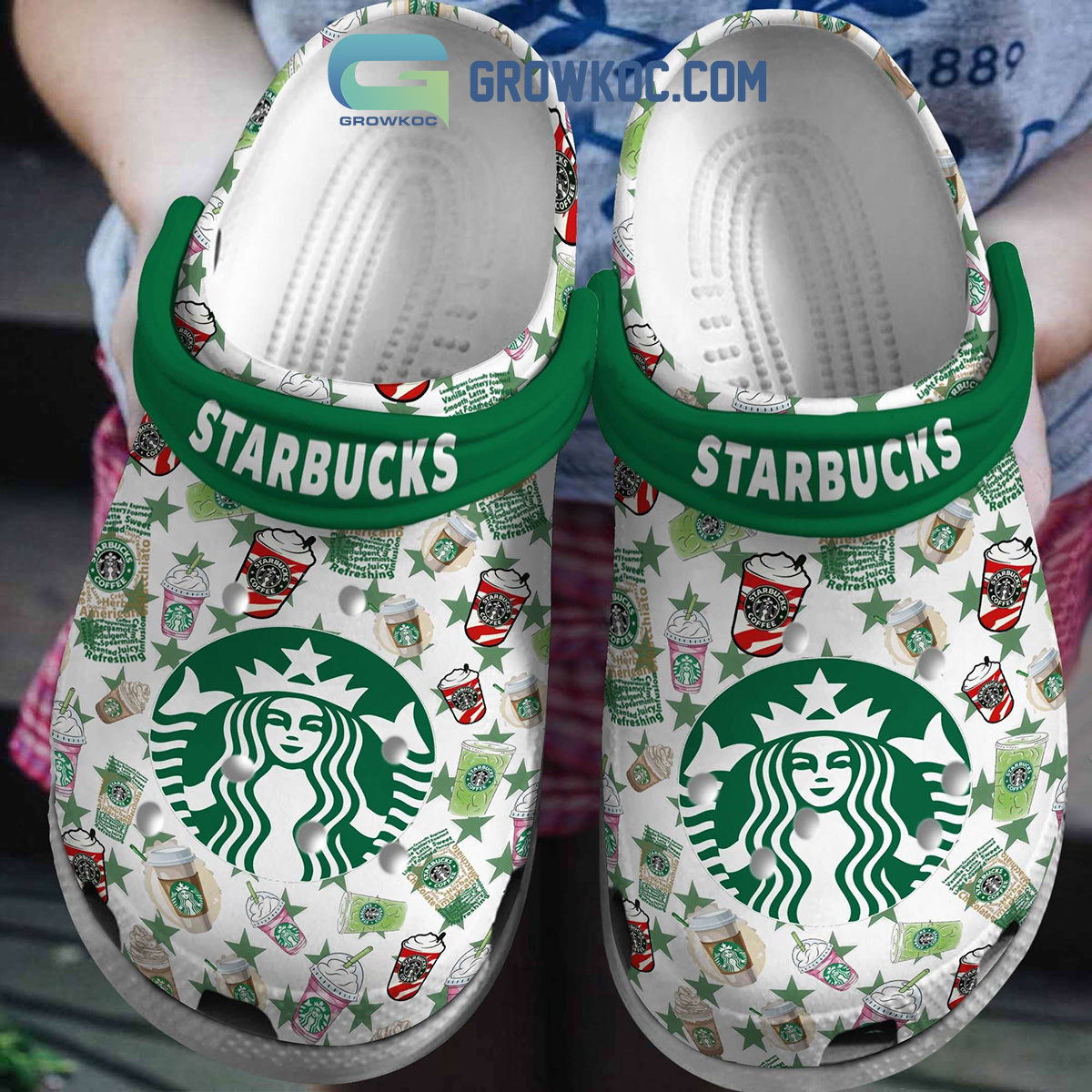 Starbucks Coffee Drinks Crocs Clogs
