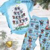 Stitch Spread Nutella Not Hate Christmas Calorie Fleece Pajamas Set