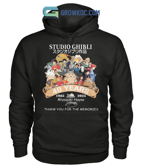 Studio Ghibli 40 Years Of The Memories T-Shirt
