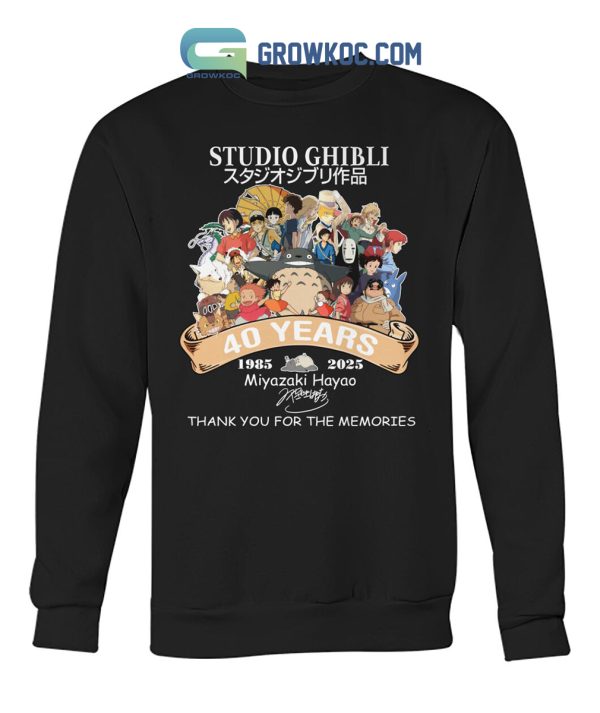 Studio Ghibli 40 Years Of The Memories T-Shirt