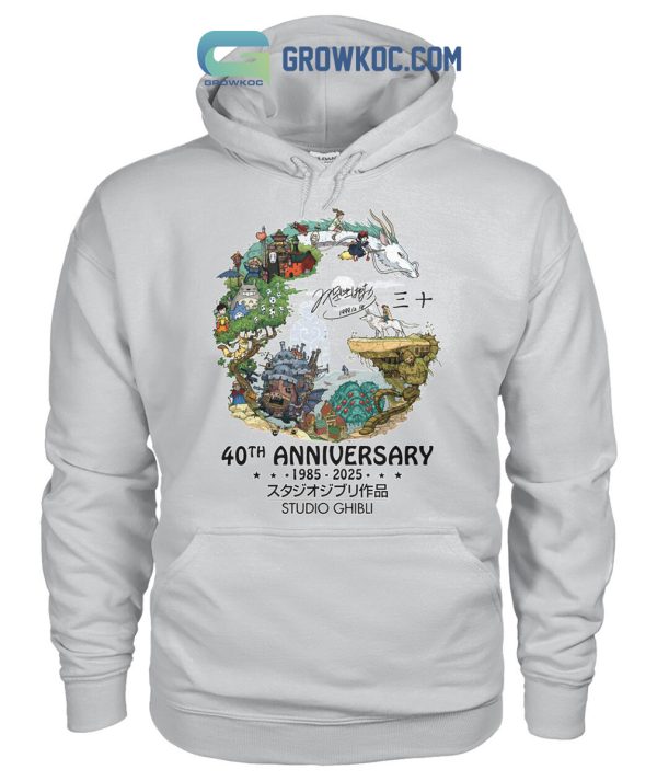 Studio Ghibli 40th Anniversary Thank You For The Memories T-Shirt