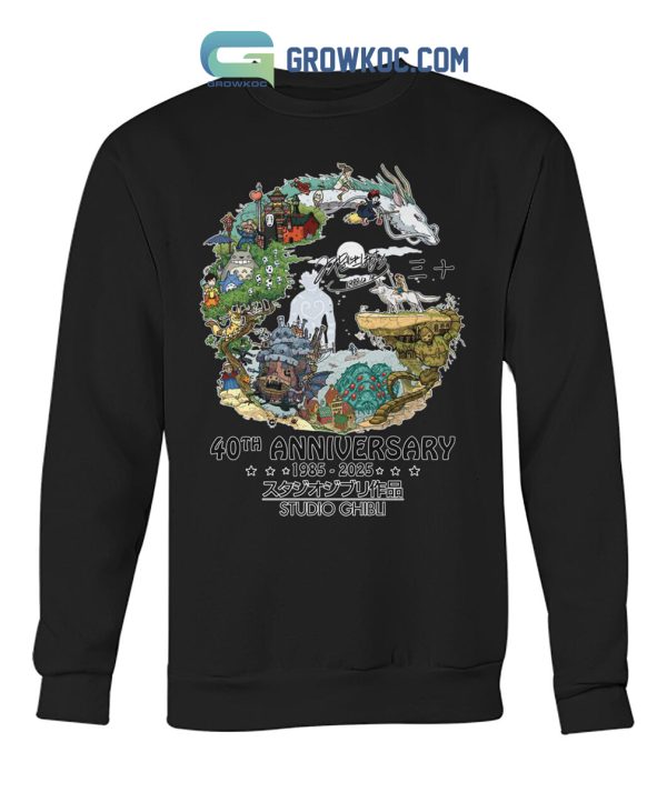 Studio Ghibli 40th Anniversary Thank You For The Memories T-Shirt