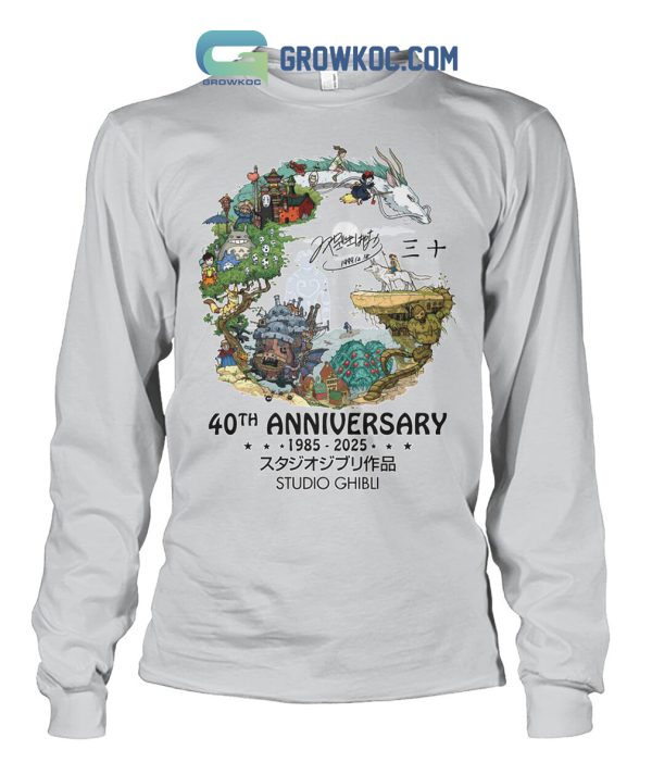 Studio Ghibli 40th Anniversary Thank You For The Memories T-Shirt