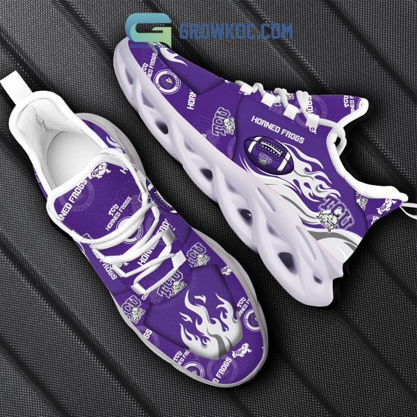 TCU Horned Frogs Fan Personalized Max Soul Sneaker