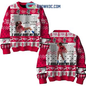 Tate McRae Will Be Home For Christmas Polyester Pajamas Set