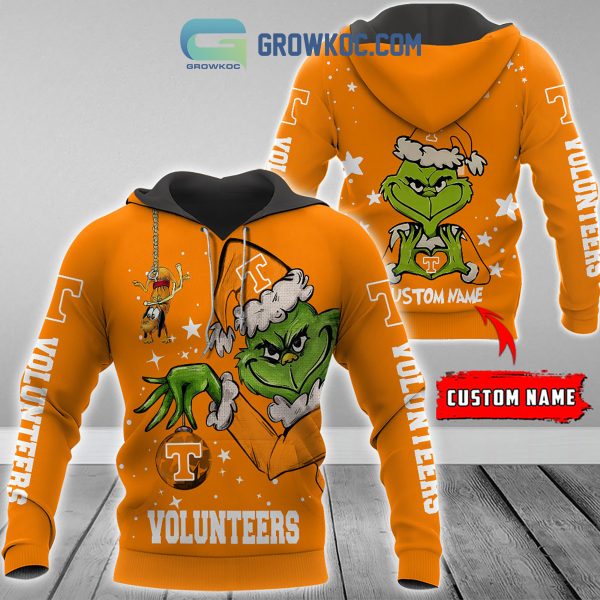 Tennessee Volunteers Grinch Christmas Personalized NCAA Hoodie Shirts