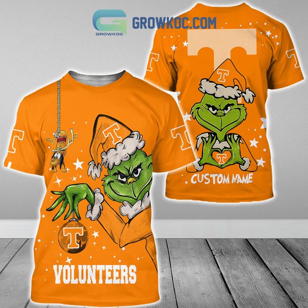 Tennessee Volunteers Grinch Christmas Personalized NCAA Hoodie Shirts