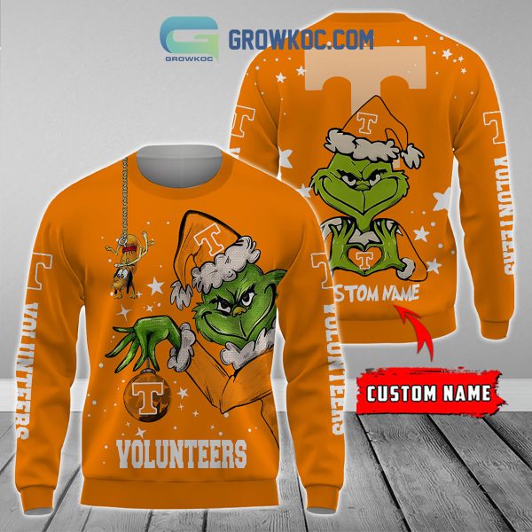 Tennessee Volunteers Grinch Christmas Personalized NCAA Hoodie Shirts