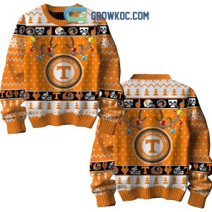 Tennessee Volunteers Vols University Of Tennessee Christmas Ugly Sweater