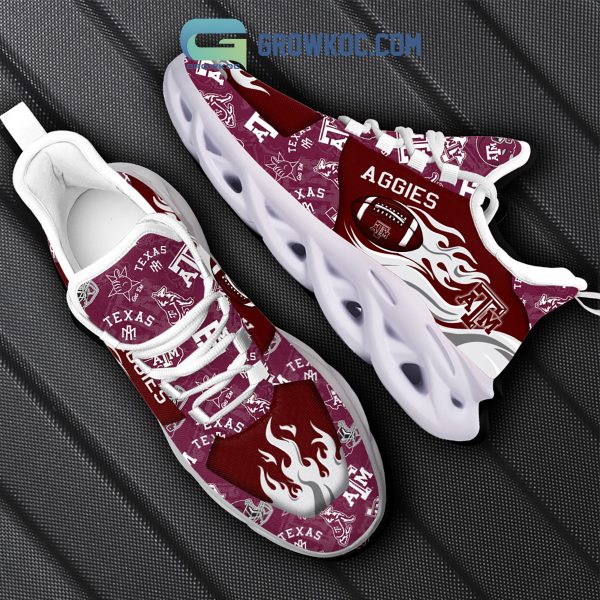 Texas A&M Aggies Fan Personalized Max Soul Sneaker