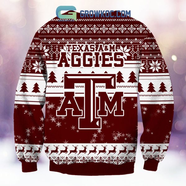 Texas A&M Aggies Grinch NCAA Christmas Ugly Sweater