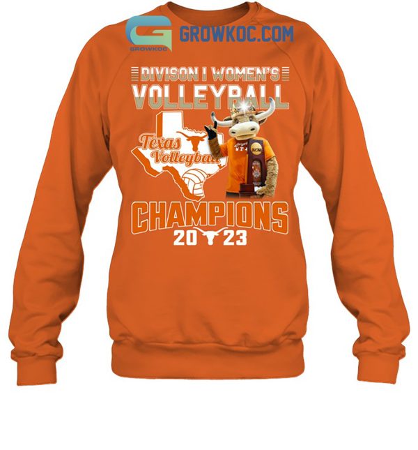 Texas Longhorns Champions 2023 Division 1 Women’s Volleyball T-Shirt