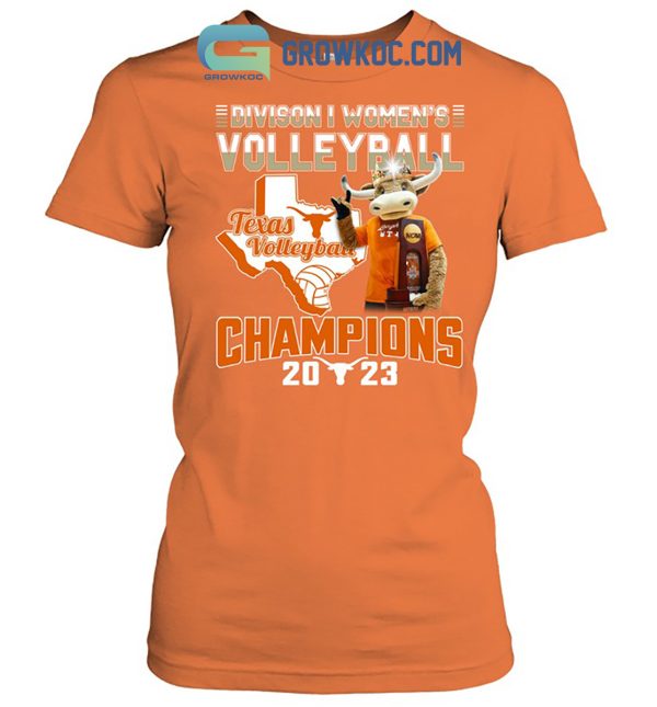 Texas Longhorns Champions 2023 Division 1 Women’s Volleyball T-Shirt