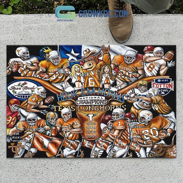 Texas Longhorns Football History Legend Doormat