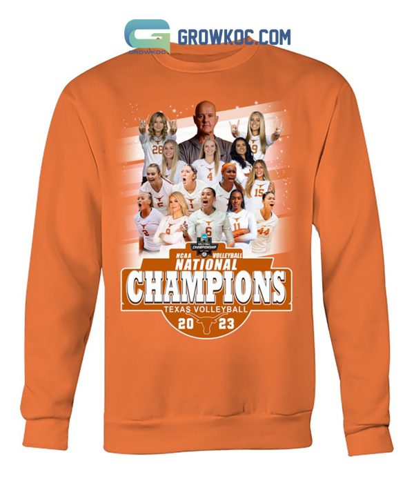 Texas Longhorns NCAA Volleyball National Champions 2023 T-Shirt