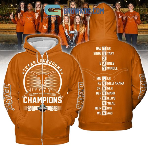 Texas Longhorns NCAA Women’s Volleyball National Champions 2023 Hoodie Shirts