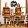 UCF Knights NCAA Team Christmas Personalized Long Sleeve Pajamas Set