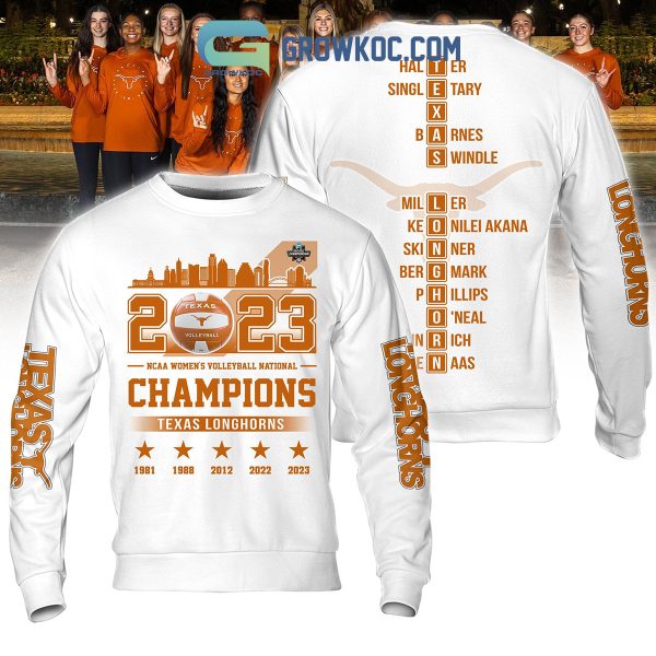 Texas Longhorns Women’s Volleyball NCAA Champions 2023 Horizon Hoodie Shirts