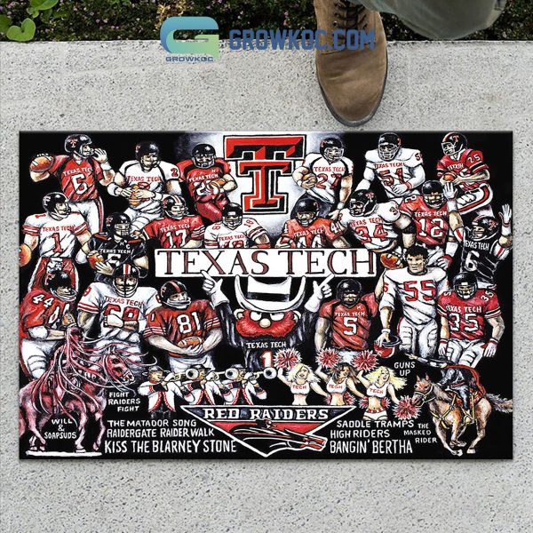 Texas Tech Red Raiders Football History Legend Doormat