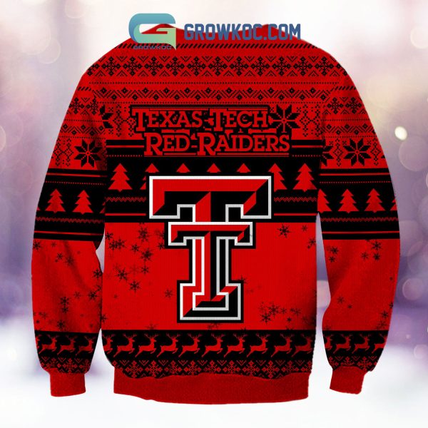 Texas Tech Red Raiders Grinch NCAA Christmas Ugly Sweater