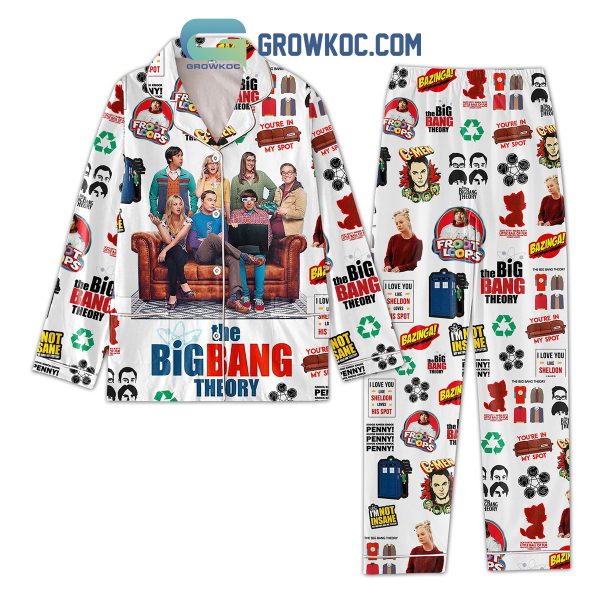 The Big Bang Theory Bazinga Sheldon Christmas Polyester Pajamas Set