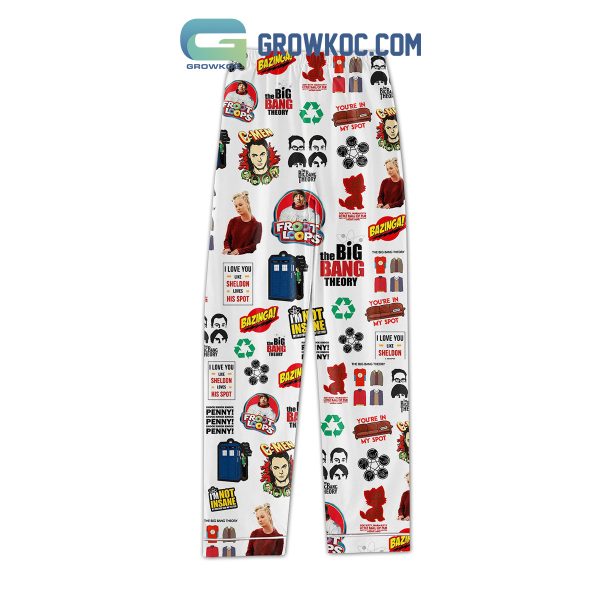 The Big Bang Theory Bazinga Sheldon Christmas Polyester Pajamas Set