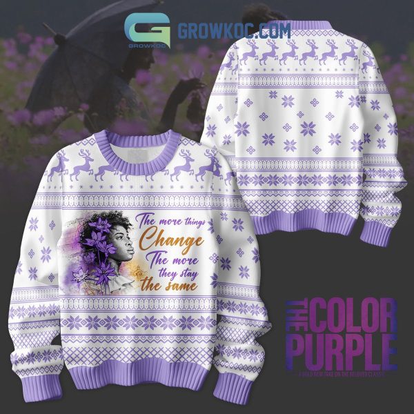 The Color Purple The More Things Change Ugly Sweater