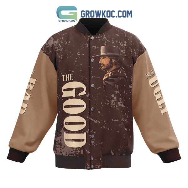 The Good The Bad And The Ugly Clint Eastwood Movies Baseball Jacket