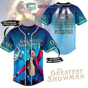 The Greatest Showman Hugh Jackman Personalized Baseball Jersey